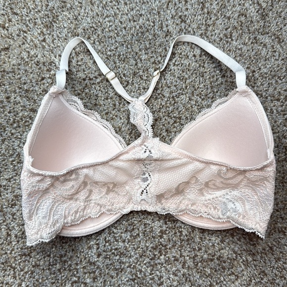 Natori Pink Padded Racerback Bra Size 32D - Picture 5 of 6